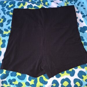 PINK Victoria's Secret Black High-Waist Shorts